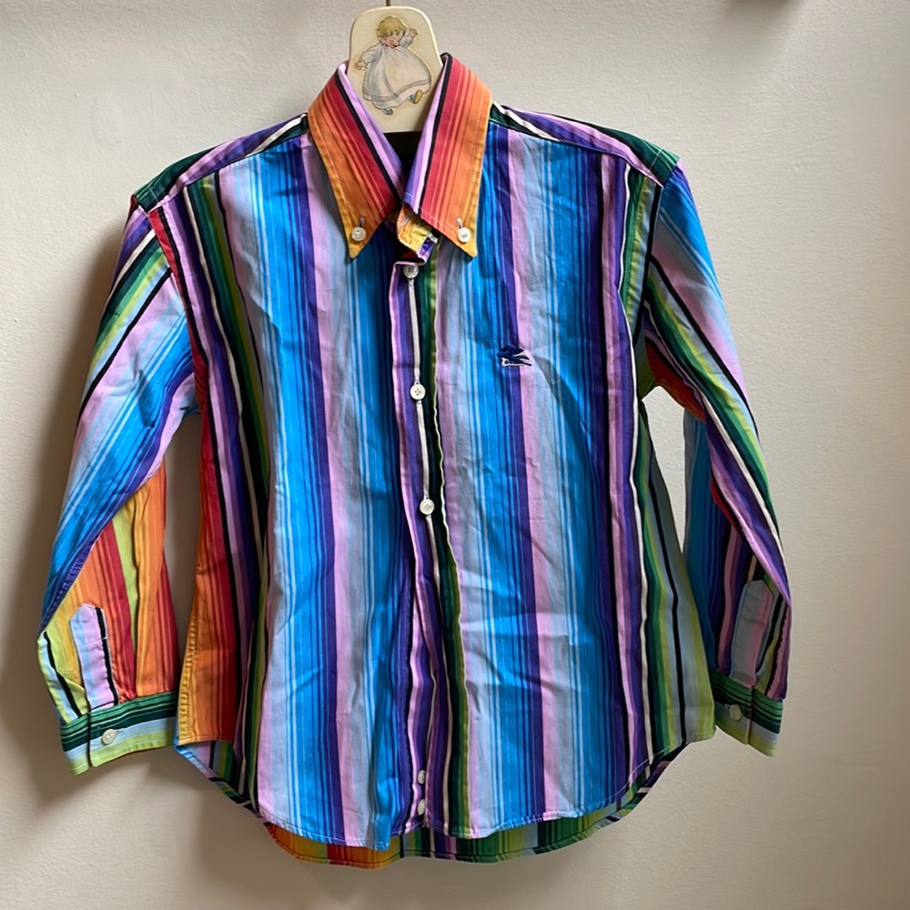Etro multi colored shirt for boys - size 4 years